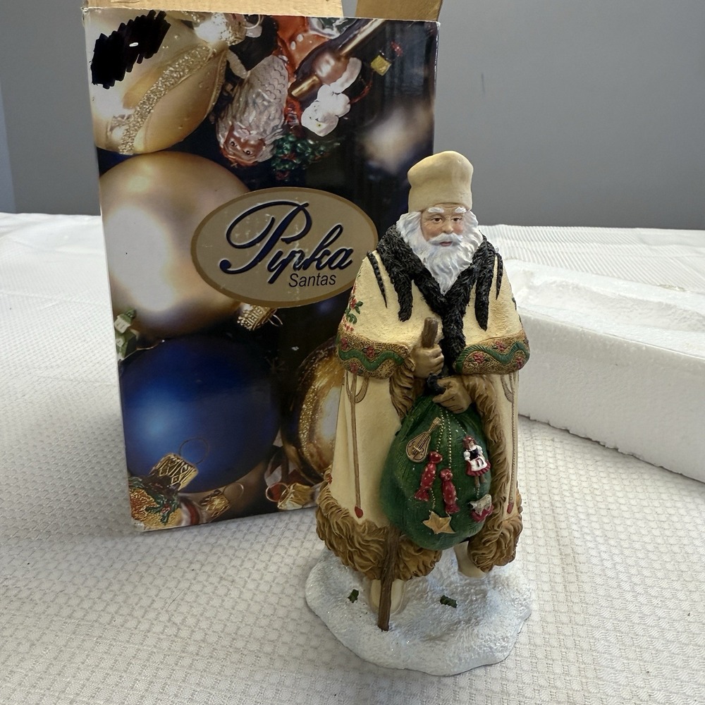 Vintage 2006 Pipka Reflections Of Christmas 6" Hungarian Santa 27/9700 Box‎